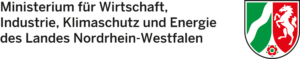 Logo - Ministerium für Wirtschaft, Industrie, Klimaschutz und Energie des Landes Nordrhein-Westfalen